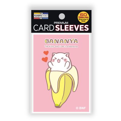 Bananya Standard Sleeves Lovey Bananya (Pink)