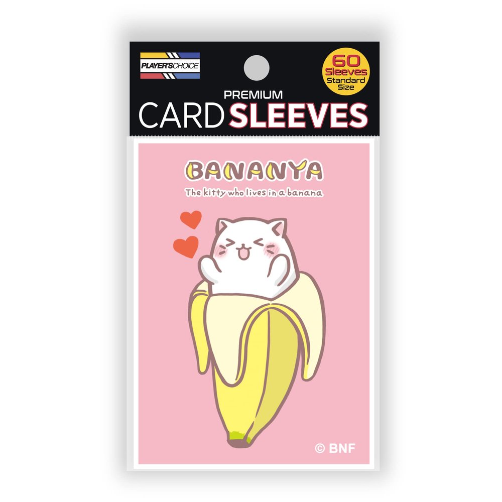 Bananya Standard Sleeves Lovey Bananya (Pink)