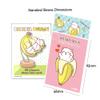 Bananya Standard Sleeves Lovey Bananya (Pink) view 2