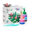 HEY CLAY Bugs Set Air Dry Clay Kit 15 cans and Sculpting Tools with Fun Interactive Instructions App view 1