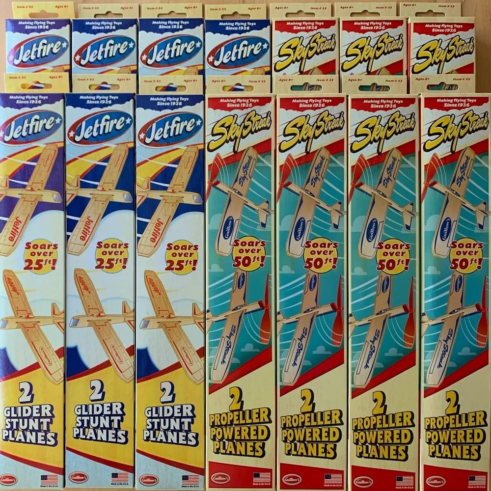 ItsYourAirplane.com 7 ea. #32 Jetfire & 7#52 Sky Streak Twin Packs (28 Planes Total)