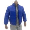 Almencla 1/6 Scale Male Action Figure Blue Puffer Jacket with Zipper view 2