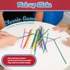 Way Back Toys Pick Up Sticks, 30 Colorful Wooden Sticks and Easy to Carry Container, Game of Steady Hands and Skill, Novelty Family Fun Game for Ages 5 and up view 2