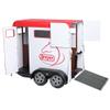 Breyer Traditional Series Two-Horse Trailer Toy | (1: 9 Scale) | Model# 2619 White view 1