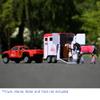 Breyer Traditional Series Two-Horse Trailer Toy | (1: 9 Scale) | Model# 2619 White view 3