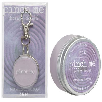 Pinch Me Therapy Dough Locket Combo - Holistic Aromatherapy Stress Relieving Putty  .3oz Clip-On Locket Scent + 3oz Dough Zen