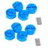 Pasotim 8Pcs Hexagonal Combiner Wheel Rim Hex 7mm Upgrade 12mm Metal Adapter for 1/18 A949 A969 A979 K929 1/10 Tires view 1