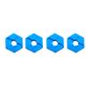 Pasotim 8Pcs Hexagonal Combiner Wheel Rim Hex 7mm Upgrade 12mm Metal Adapter for 1/18 A949 A969 A979 K929 1/10 Tires view 3