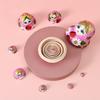 OLOTU 10 Pc Nesting Russian Doll Strawberry Flower and Girl Hand Painting Pattern Wood Traditional Matryoshk Baboushka Nesting Dolls view 3