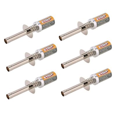 Pasotim 6X for 80101 1800MAh 1.2V Glow Plug Igniter for RC Car 1/8 1/10 80101 Rechargeable Glow Igniter-Not Charger