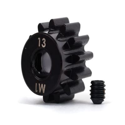 Machined Hardened Steel Motor Pinion Gear 13T for Traxxas 1/8 Sledge Monster Truck Replace 6483x