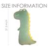 31.5 inch Cute Dinosaur Stuffed Animal Plush Pillow Soft Large Down Cotton Toy Boy Girl Room Bed Home Kawaii Cushion Decor Squishy Plushie Comfort Cartoon Sleep Fluffy Toy Birthday Gift for Adult Kid view 2