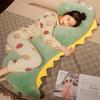 31.5 inch Cute Dinosaur Stuffed Animal Plush Pillow Soft Large Down Cotton Toy Boy Girl Room Bed Home Kawaii Cushion Decor Squishy Plushie Comfort Cartoon Sleep Fluffy Toy Birthday Gift for Adult Kid view 3