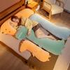 31.5 inch Cute Dinosaur Stuffed Animal Plush Pillow Soft Large Down Cotton Toy Boy Girl Room Bed Home Kawaii Cushion Decor Squishy Plushie Comfort Cartoon Sleep Fluffy Toy Birthday Gift for Adult Kid view 4