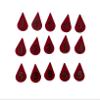15pc Wound Counter Set | Translucent Red | Terrain Genesis view 1
