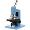 LUOZZY Simulation Microscope Toy Mini Dollhouse Microscope Model Realistic Microscope Ornament, Blue view 1