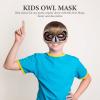 LUOZZY Owl Animal Cosplay Mask for Unisex Photo Booth Props view 4
