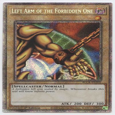 Left Arm of The Forbidden One - BLCR-EN105 - Starlight Rare - 1st Edition
