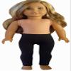 Handmade to Order Black Leggings for 18 inch Dolls by Doll Clothes Sew Beautiful view 1