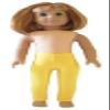 American Handmade to Order Yellow Leggings for 18 inch Dolls by Doll Clothes Sew Beautiful view 1