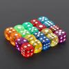 HXSCOO 50pcs New Square 12mm 6 Sided Dice D6 Opaque Standard Game for Board Game dice view 4