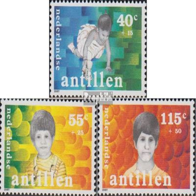 Dutch Antilles 619-621 (Complete.Issue.) unmounted Mint/Never hinged ** MNH 1987 Child Welfare (Stamps for Collectors)