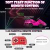 GLACER Electric Go Kart for Kids, 6V Battery Powered Kids Go Kart w/ 2.4G Remote Control, Electric Ride On Car w/Soft Start, Sound and Music Function, Electric Ride On Toy Gift for Boys Girls (Pink) view 4