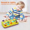 FS Toddler Pop Up Toy with Music and Light, Cause and Effect Toys for 6 9 12 18 Month Old Baby, Early Learning Educational Toys for 1 2 Year Old Boy and Girls Gifts view 2