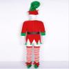 Aislor Kids Christmas Elf Costume Set Girls Boys Elf Fancy Dress Up Festive Party Santa's Suit with Elf Hat Shoes Belt Red 3-4 Years view 4