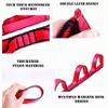 2Pcs Adjustable Anti-Gravity Chrysanthemum Swing Flying Stretch Belt Rope Climbing Daisy Chains Extension Yoga Belt Hanging (Red, 1.1M) view 4