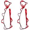 2Pcs Adjustable Anti-Gravity Chrysanthemum Swing Flying Stretch Belt Rope Climbing Daisy Chains Extension Yoga Belt Hanging (Red, 1.5M) view 1