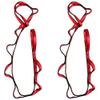 2Pcs Adjustable Anti-Gravity Chrysanthemum Swing Flying Stretch Belt Rope Climbing Daisy Chains Extension Yoga Belt Hanging (Red, 1.8M) view 1