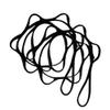 2Pcs Adjustable Anti-Gravity Chrysanthemum Swing Flying Stretch Belt Rope Climbing Daisy Chains Extension Yoga Belt Hanging (Black, 1.8M) view 1