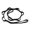 2Pcs Adjustable Anti-Gravity Chrysanthemum Swing Flying Stretch Belt Rope Climbing Daisy Chains Extension Yoga Belt Hanging (Black, 1.8M) view 4
