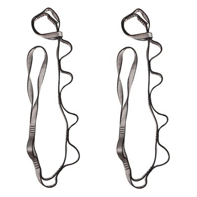 2Pcs Adjustable Anti-Gravity Chrysanthemum Swing Flying Stretch Belt Rope Climbing Daisy Chains Extension Yoga Belt Hanging (Grey, 1.1M)