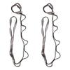 2Pcs Adjustable Anti-Gravity Chrysanthemum Swing Flying Stretch Belt Rope Climbing Daisy Chains Extension Yoga Belt Hanging (Grey, 1.1M) view 1