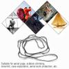 2Pcs Adjustable Anti-Gravity Chrysanthemum Swing Flying Stretch Belt Rope Climbing Daisy Chains Extension Yoga Belt Hanging (Grey, 1.1M) view 4