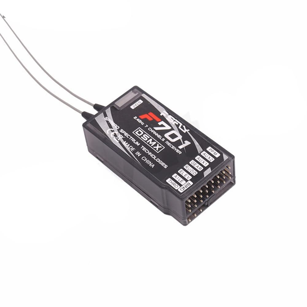 1X F701 7CH Channels 2.4GHz 7 Receiver for DX8 DX7 JR RC Spektrum DSMX Transmitter