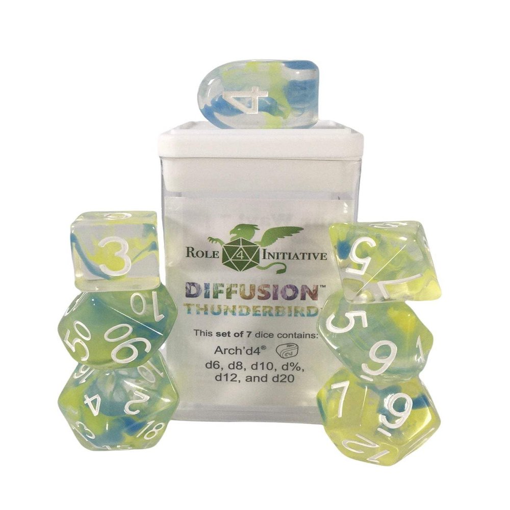 Diffusion Thunderbird - Set of 7 Dice Set of 7 w/Arch'd4