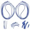 TOYANDONA 6pcs Boy Girl Jump Elastic Band Skipping Toys Rubber Band Fun for for Home School Use Comfortable Texture Boy Girl view 2