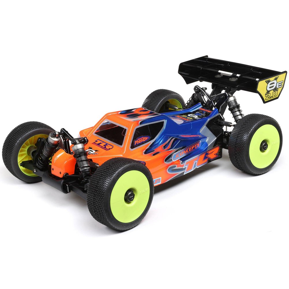 TEAM LOSI RACING 8IGHT-X/E 2.0 Combo Race Kit1/8 4 Wheel Drive Nit/El Buggy TLR04012 CarsGas Kit 1/8 Off-Road