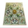 112 Scale Square Shape Miniature Dollhouse Rug Rococo Style French Aubusson Design view 1