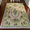 112 Scale Miniature Dollhouse Rug Beautiful Victorian Design Pink Theme Floral Bundle view 2