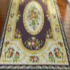 112 Scale Miniature Dollhouse Rug Beautiful Victorian Design Coffee Color Floral Bundle view 4