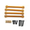 4 Pcs Tie Rod Link Kit for FMS 1/24 Power Wagon FCX24 RC Car, Aluminum Alloy Linkage Suspension Links Set Upgrade Parts (Red) view 4