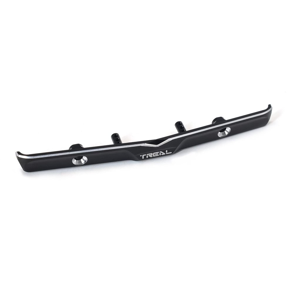 TREAL Aluminum 7075 Front Bumper CNC Machined for 1/24 Axial SCX24 C10 Upgrades (Black)