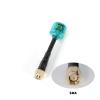 FlyFishRC Osprey 2pcs 60mm RHCP 5.8G-H-z SMA Antennas 2.82dBi RC FPV Racing Drone Quad Antenna (Blue) view 2