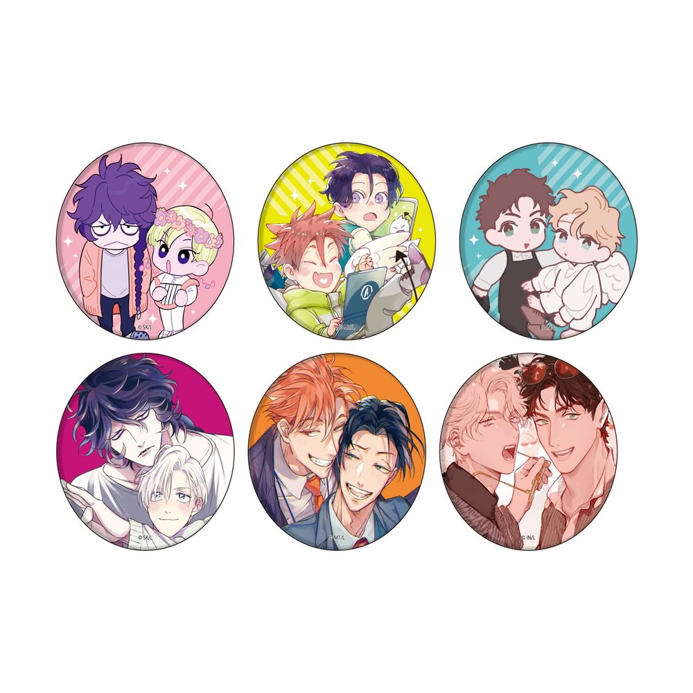 Angel Day Fair 01 Tin Badge Box of 6