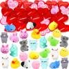 28 Pcs Valentine Mochi Squishies Toys Filled Hearts with Valentines Day Cards for Kids, Kawaii Stress Relief Squishies Toy for Valentine's Party Favors Boys Girls Exchange Gifts Classroom Prizes view 1