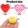 28 Pcs Valentine Mochi Squishies Toys Filled Hearts with Valentines Day Cards for Kids, Kawaii Stress Relief Squishies Toy for Valentine's Party Favors Boys Girls Exchange Gifts Classroom Prizes view 2